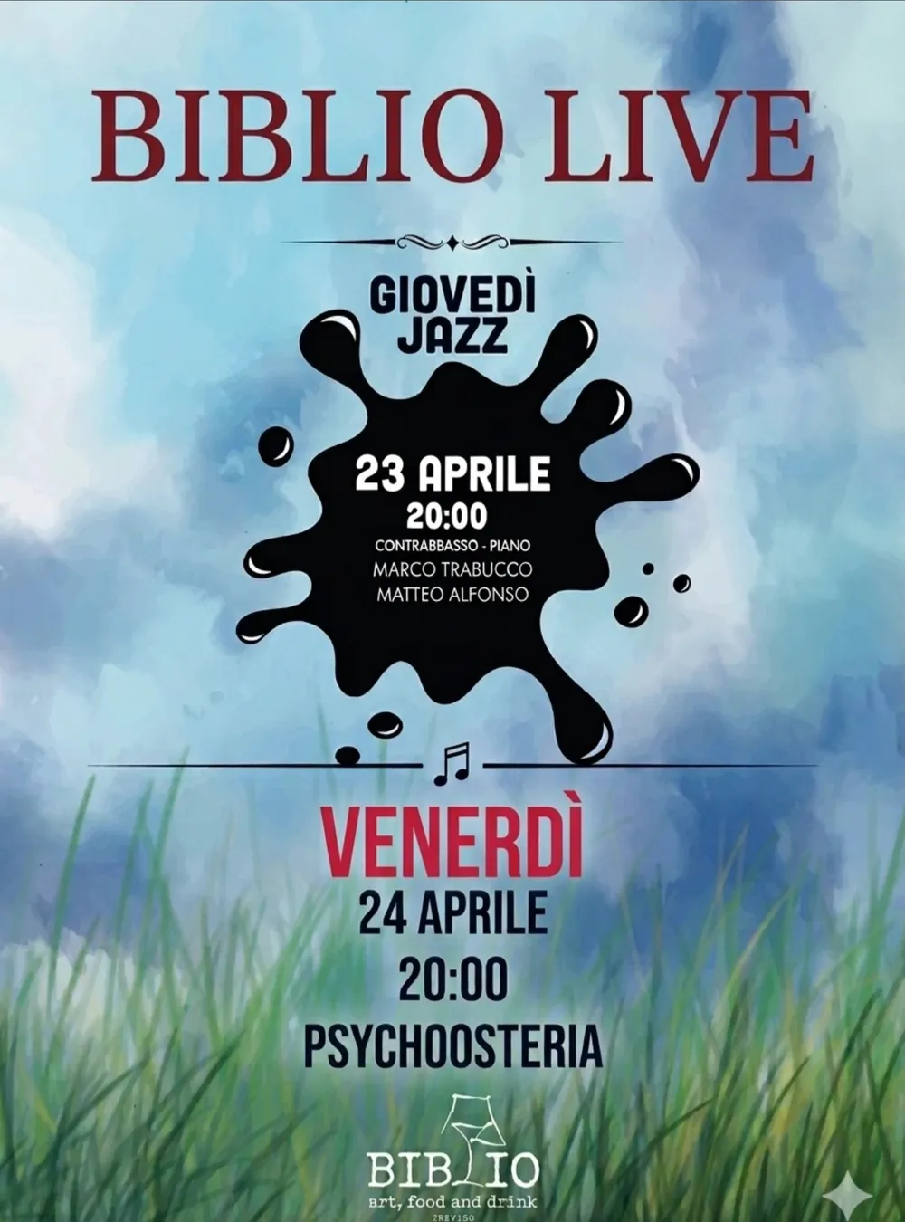 Locandina, Marco Trabucco & Matteo Alfonso · Psychoosteria